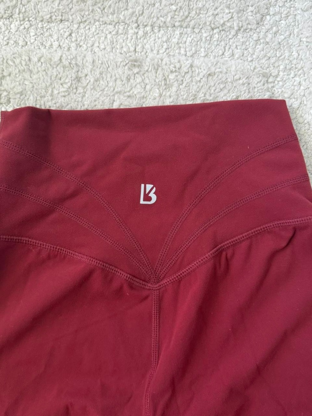 BuffBunny High-Waist Burgundy Leggings